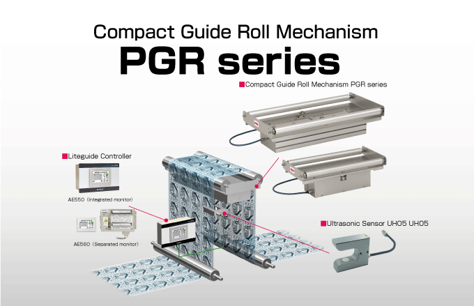 Compact Guide Roll Mechanism PGR series